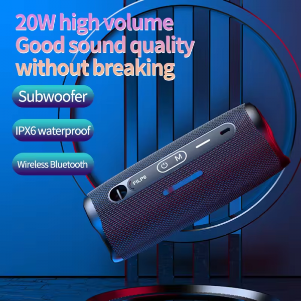 High Quality Flip 6 Wireless BT Portable Speaker Custom Waterproof Outdoor Sports Sabufa Subwoofer Speakers